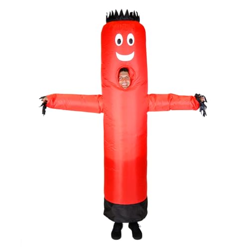 LookOurWay Inflatable Tube Man Costume - Wacky Wavy Arm Guy Funny Inflatable Halloween Costume for Adults