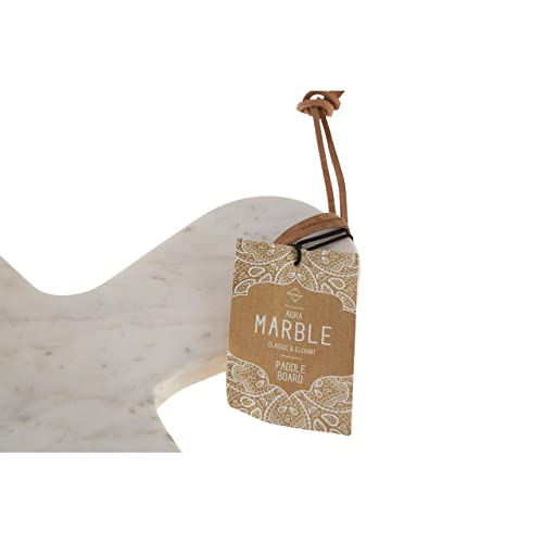 Premier Housewares Rectangular, Marble, Off-White Paddle Board, H2 x W46 x D27cm