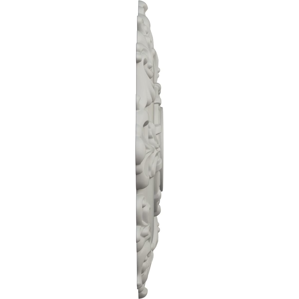 Ekena Millwork Cm18Rlpcf Riley Ceiling Medallion, Pot Of Cream