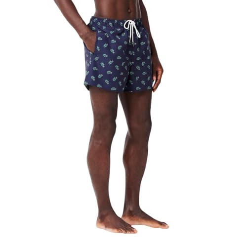 Lacoste Men's Standard Allover Croc Swim Short