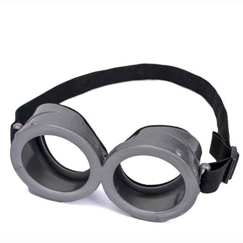 Vintage Steampunk Goggles Glasses Round Cartoon Costume For Cosplay (Glasses)