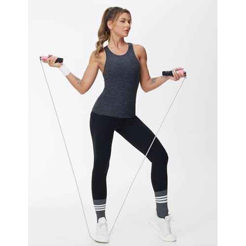 THE GYM PEOPLE Women's High Waist Yoga Pants Buttery Soft Stretchy Tummy Control Workout Athletic Leggings with Pockets