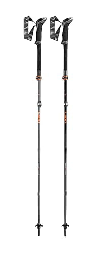 LEKI Makalu FX Carbon Trekking Poles - Foldable Collapsible Lightweight Walking Poles for Hiking