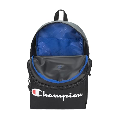 Champion unisex adult Manuscript Backpacks, Heather Grey, One Size US