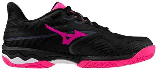Mizuno Wave Exceed Light 2 AC Women's Tennis Shoe | All Court Shoe | Black-Pink Tetra | US 6.5
