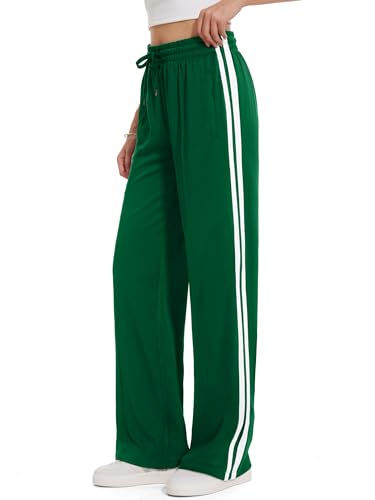Tapata Women's 28/30/32/34 Inseam Track Pants Loose Straight Leg Jogging Sweatpants Warm-Up Sports Athletic Running