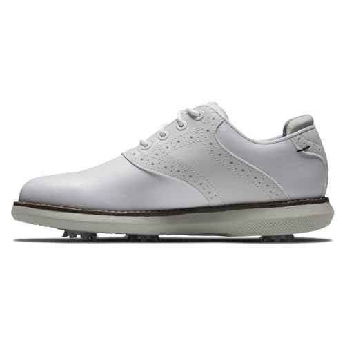 FootJoy Unisex-Child Traditions Junior Golf Shoe