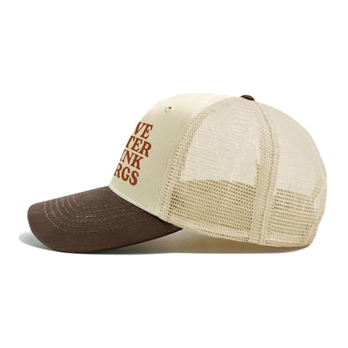 Save Water Drink Margs Hats for Men Aesthetic Washed Distressed Baseball Cap