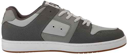 DC Men's Manteca 4 Casual Skate Shoe, Grey/Gum, 8