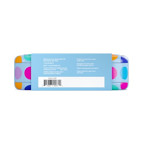 Welly First Aid Kit - Adhesive Bandages in Flexible Fabric and Waterproof, Singe Use Ointments (Triple Antibiotic, Cleansi...
