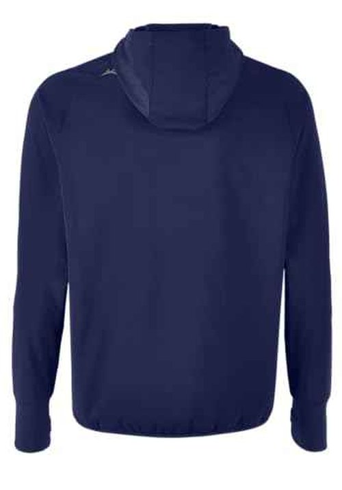 Mizuno Unisex Power Warm-up Jacket, Navy, Large US