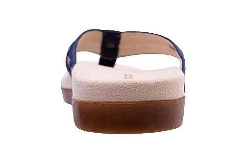 REVITALIGN Women's Laguna Slide Sandal, Navy, 12