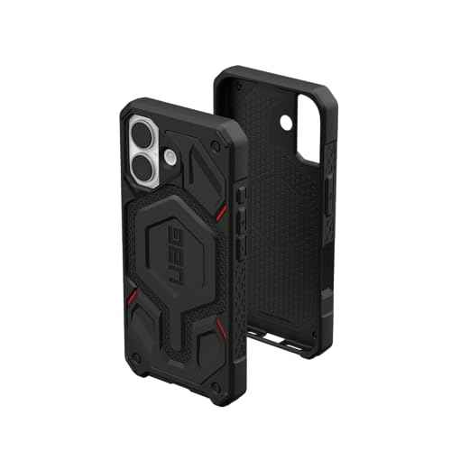 URBAN ARMOR GEAR UAG Designed for iPhone 17 Case Monarch Pro - Compatible with MagSafe Military Grade Protective Cover, Kevlar Black