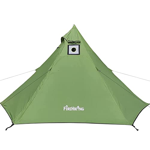 FIREHIKING Hot Camping Tent - Ultralight Tepee With Stove Jack for 1-2 Adults