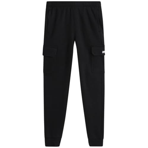 DKNY Boys' Cargo Jogger Pants - Soft Fleece Athletic Sweatpants - Breathable Casual Cargo Joggers for Boys (Sizes: 8-18)