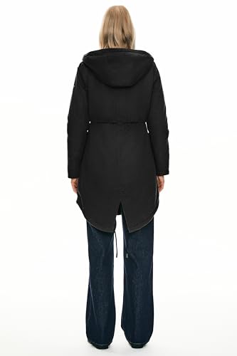 Orolay Women's Thicken Fleece Lined Parka Winter Coat Hooded Jacket with Pockets