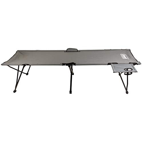 Coleman Pack-Away Camping Cot with Removable Side Table & Portable Camping Chair with 4-Can Cooler - Perfect for Camping, ...