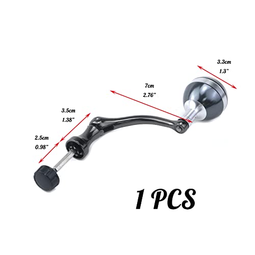 Crapyt Fishing Reel Handle Fishing Wheel Grasp Spinning Crank Handle Arm Grip Part Knob Tackle Wheel Ball Shake Rotary Knob
