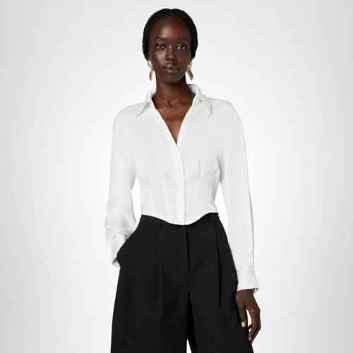 ASTR the label Women's Millie top, White, M