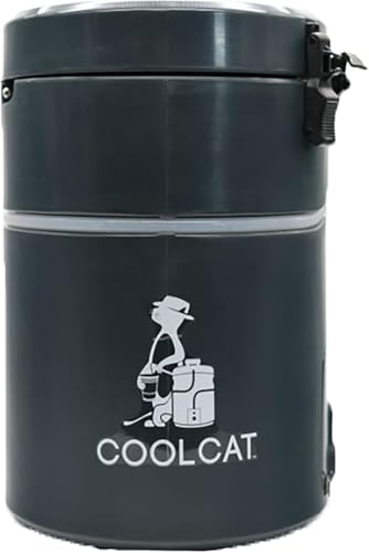 CoolCat 2-Gallon Electric Cooler Beverage Dispenser | Battery-Powered & Rechargeable Insulated Drink Dispenser with 24-Hou...