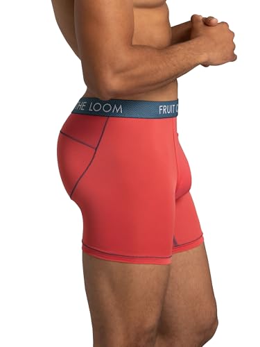 Fruit of the Loom mens Getaway Boxer Briefs, Lightweight Breathable Fabric, Quick Dry & Odor Control