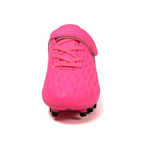 Skerxut Soccer Cleats, Kids Firm Ground Football Shoes, Boys Girls Athletic Outdoor