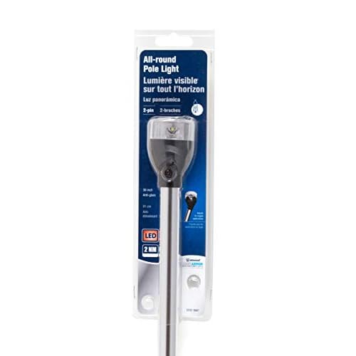 Attwood 5530-36A7-IR All-Round 36-Inch Marine Boat LED Pole Light