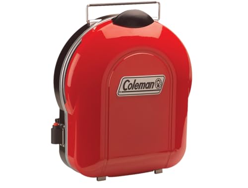 Coleman Fold ‘N Go 6,000 BTU Portable Propane Grill, Lightweight Gas Grill with Push-Button Starter & Adjustable Horseshoe...