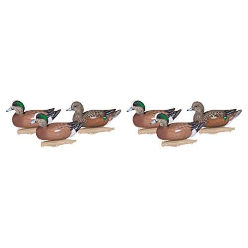 Flambeau Outdoors 8024SUV Storm Front 2 Wigeon Decoys, Classic Floaters - 6-Pack