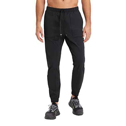 Fabletics Men's The One Jogger, Quick-Dry, Hidden Pockets, Zip Pockets, UPF Protection, Anti-Stink, Lightweight