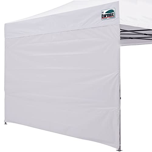 Eurmax USA Instant Canopy SunWall Tent Sidewalls for 10x10 Pop Up Canopy Tent,1 Pack Sidewall Only (White)