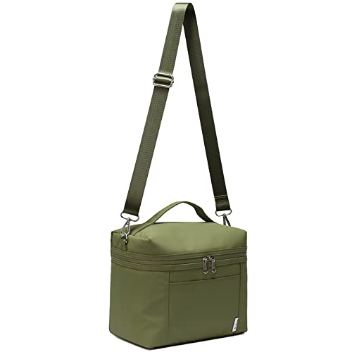 NOL Natural Organic Lifestyle Insulated Lunch Bags for Women Cooler Bag Lightweight Nylon Waterproof Lunch Box For Work
