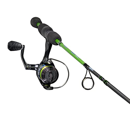 Lew's Crappie Thunder Spinning Reel and Fishing Rod Combo, 2-Piece IM6 Graphite Blank, Right or Left-Hand Retrieve, Crappi...