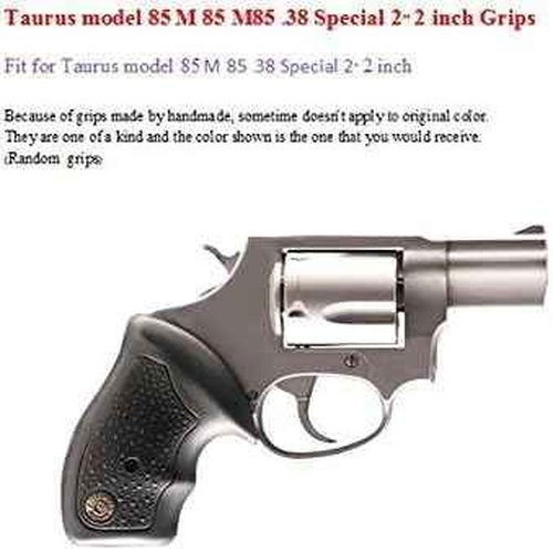 BMPL Hardwood Open Back Taurus Model 85 856 M 85 M85 M856 .38 Special 2" 2 inch Grips Hard Wood Checkered Finger Groove Handmade Handcraft #T0012