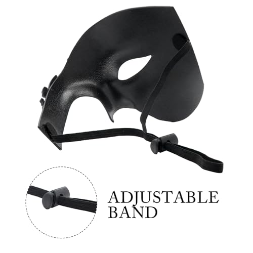 Qavctw Masquerade Mask for Men Roman Greek Half Face Mask Venetian The Opera Masks for Mascarade Ball Mardi Gras Party