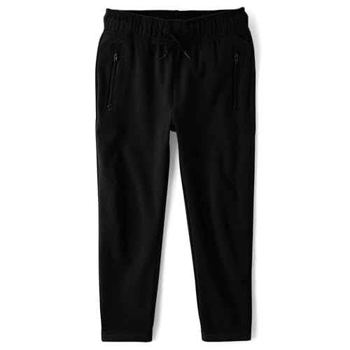 The Children's Place Boys Soft Tech Pull on Jogger Pants