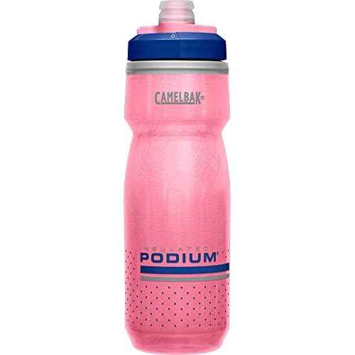 CamelBak Podium Chill Insulated Bike Water Bottle 21 oz, Pink/Ultramarine
