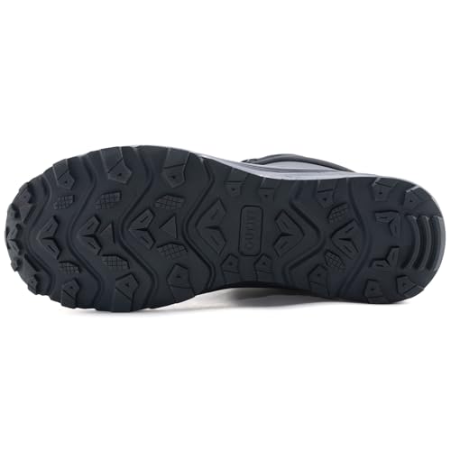 OUTJET Men's Waterproof Hiking Boots Lightweight Comfortable Outdoor Walking Trail Boots Shoes