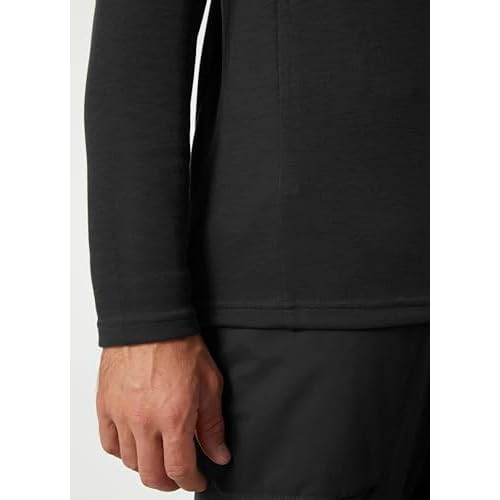 Helly-Hansen Men's HP 1/2 Zip Pullover, 982 Ebony, Small