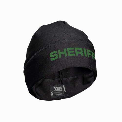 13FA Sheriff Utility Beanie - USA Patriotic Gear - Poly-Spandex Blend for Stretch-Fit Comfort - Unisex Hi-Vis Winter Hat