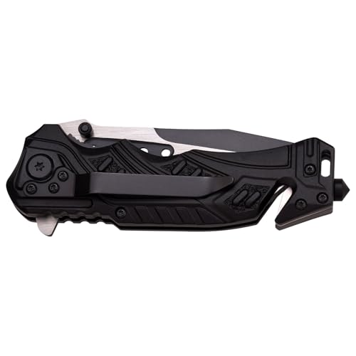 MTECH USA 8" Pocket Folding Knife Blade - Rescue Pocket Knife - Hunting Knives, Military, EDC - Survival and Camping Gear