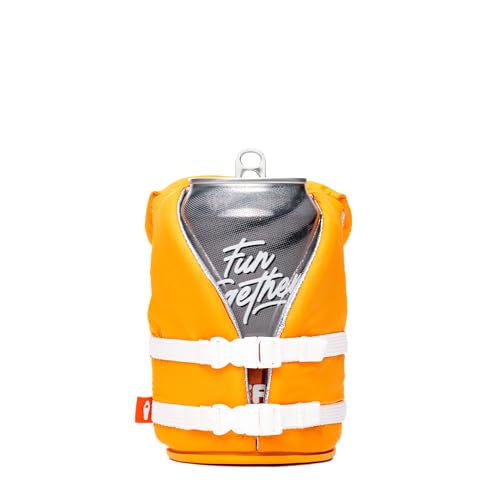 Puffin - The Buoy Life Jacket Bundle Keylime Pie & Apricot - Insulated 12 oz Can Cooler I Beer Bottle & Soda Can Insulato...