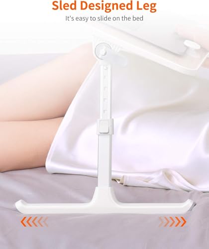 Laptop Desk for Bed, SAIJI Lap Desks Bed Trays for Eating Writing, Adjustable Computer Laptop Stand, Foldable Lap Table in...