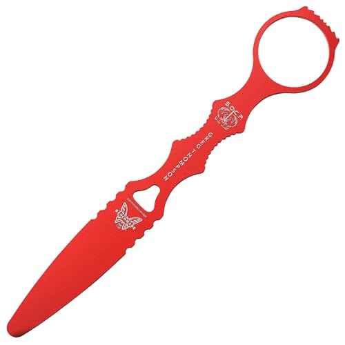 Benchmade - SOCP 176T Tactical Training Dagger with Red 400C Handle (176T)