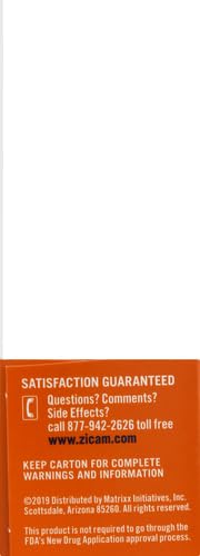 Zicam Cold Remedy Zinc Rapidmelts | Orange Cream Flavor | Shortens Cold Duration | Sugar-Free | Homeopathic