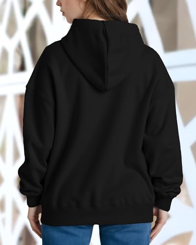 Women's Casual Crewneck Sweatshirts Loose Lightweight Pullover Shirts Tops