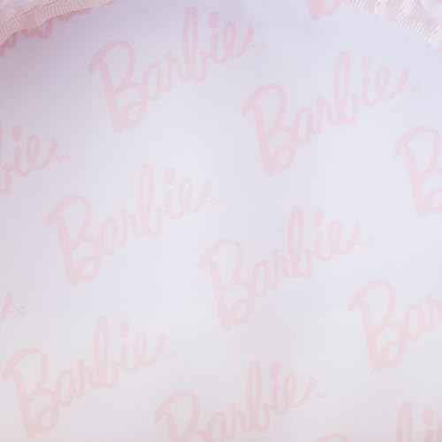 Loungefly Barbie Rose Gold Logo Convertible Backpack: Chic Style on the Go!