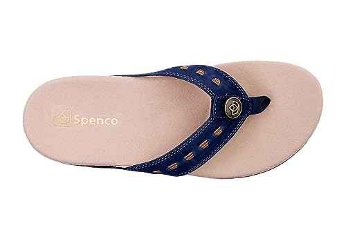 REVITALIGN Women's Laguna Slide Sandal, Navy, 12