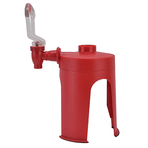 Water Dispenser Mini Automatic Red Upside Down Drink Fountain for Home Travelling Camping Water Soda Beverage