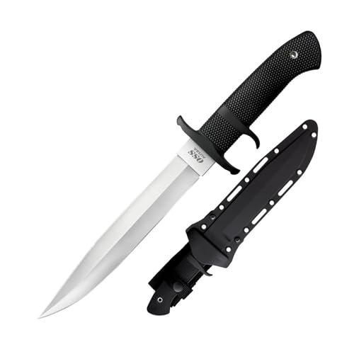 COLD STEEL OSS 8.25" Japanese AUS8A Clip Point Blade 5.125" Kray-Ex Handle Tactical Outdoor Hunting Fixed Blade Knife w/Se...